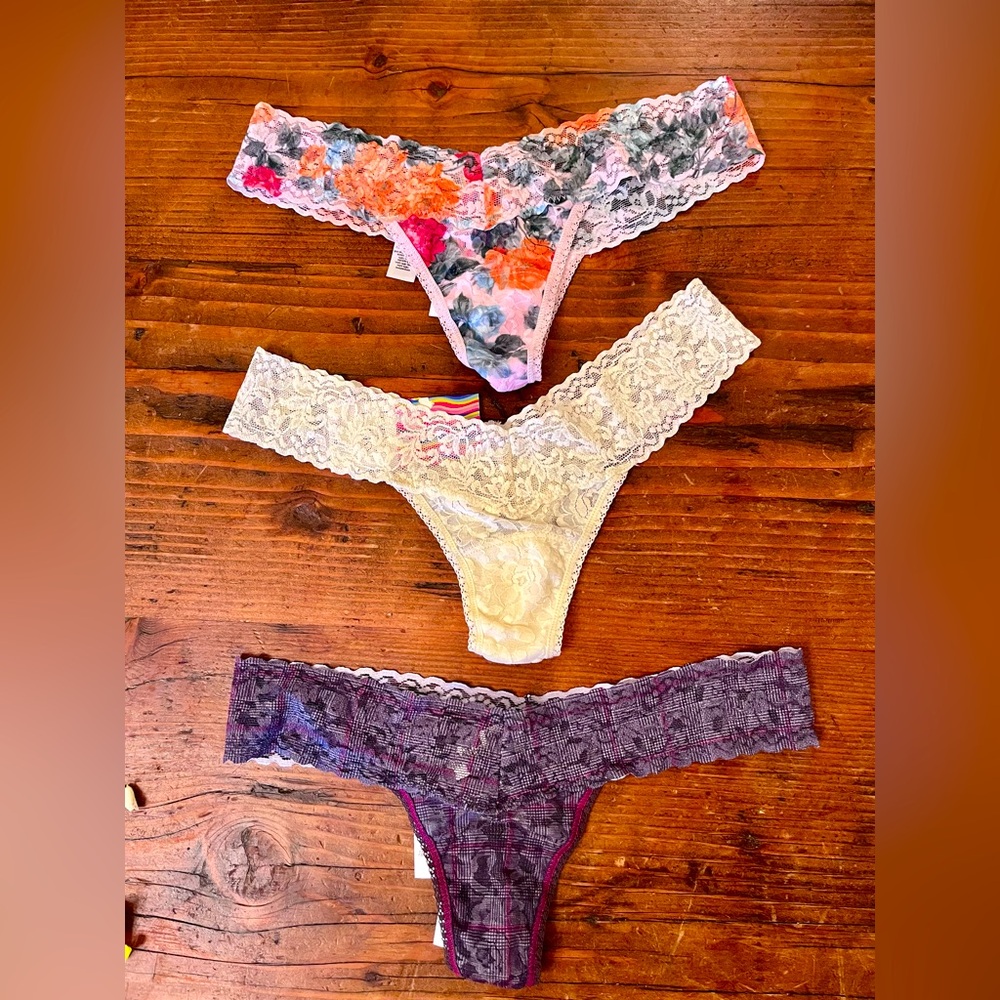 Hanky Panky NWT lot of 3 thongs.
